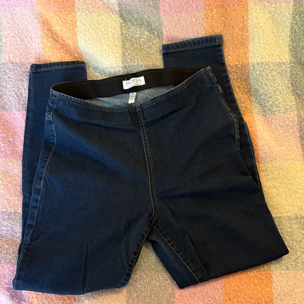 Sofia by Sofia Vergara Navy Women's Jeggings